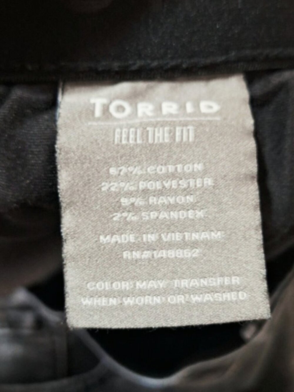 Women's Washed Black Torrid Sky High Skinny Plus Size Jeans~Size 24R - Picture 2 of 6